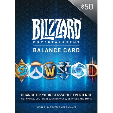 $50 Battle.Net Gift Card 