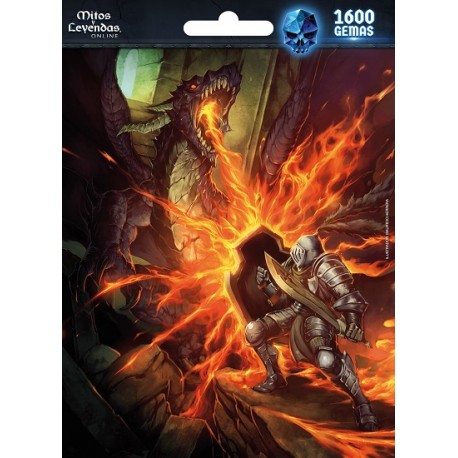 1600 Gemas Mitos y Leyendas Online
