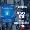 PlayStation Store 50 USD Prepago - PS3/ PS4/ PS Vita