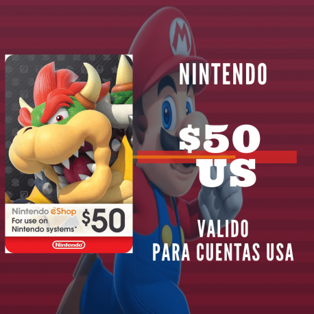 Nintendo eShop 50 USD [US REGION]