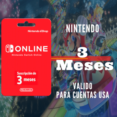 SWITCH ONLINE 3 MESES (USA)